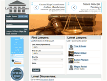 Tablet Screenshot of lawyerslb.com